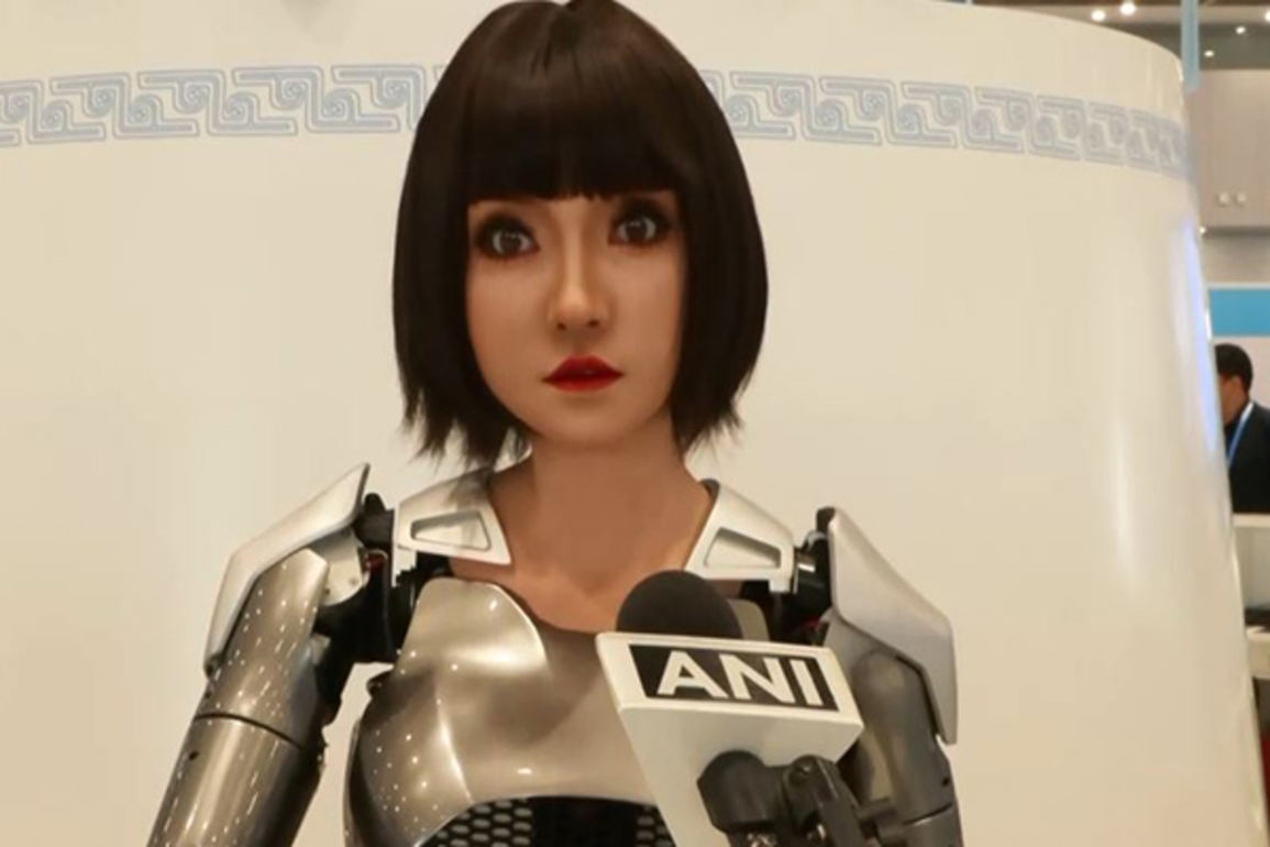Tianjin: Humanoid AI robot Xiao He to assist media personnel at SCO Summit