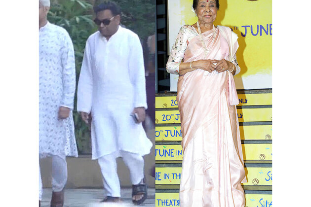 AR Rahman visits Asha Bhosle's Mumbai residence to pay last respects