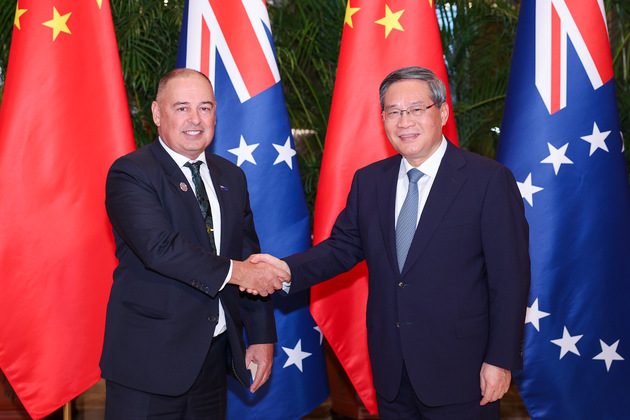 CHINA-HARBIN-LI QIANG-COOK ISLANDS-PM-MEETING (CN)
