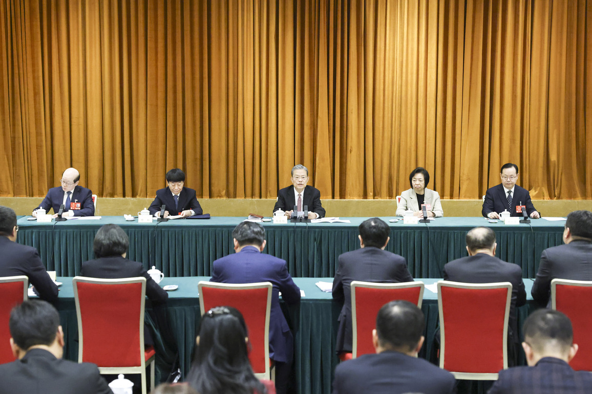 (TWO SESSIONS) CHINA-BEIJING-ZHAO LEJI-CPPCC-JOINT GROUP MEETING (CN)