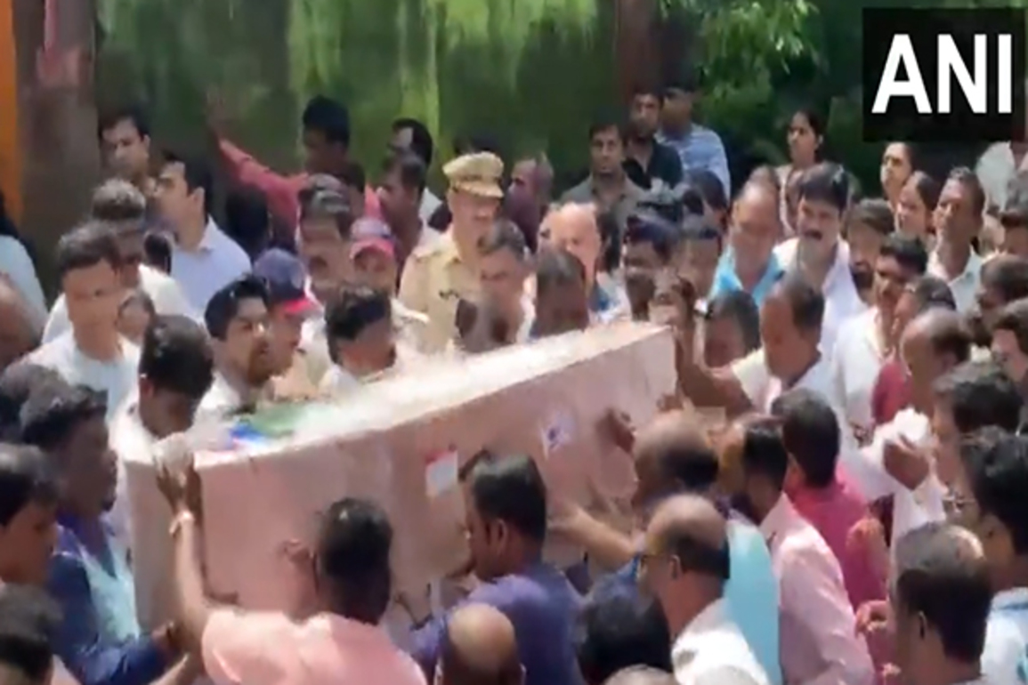 AI-171 crash: Crew member Maithili Patil's mortal remains brought home to Raigad