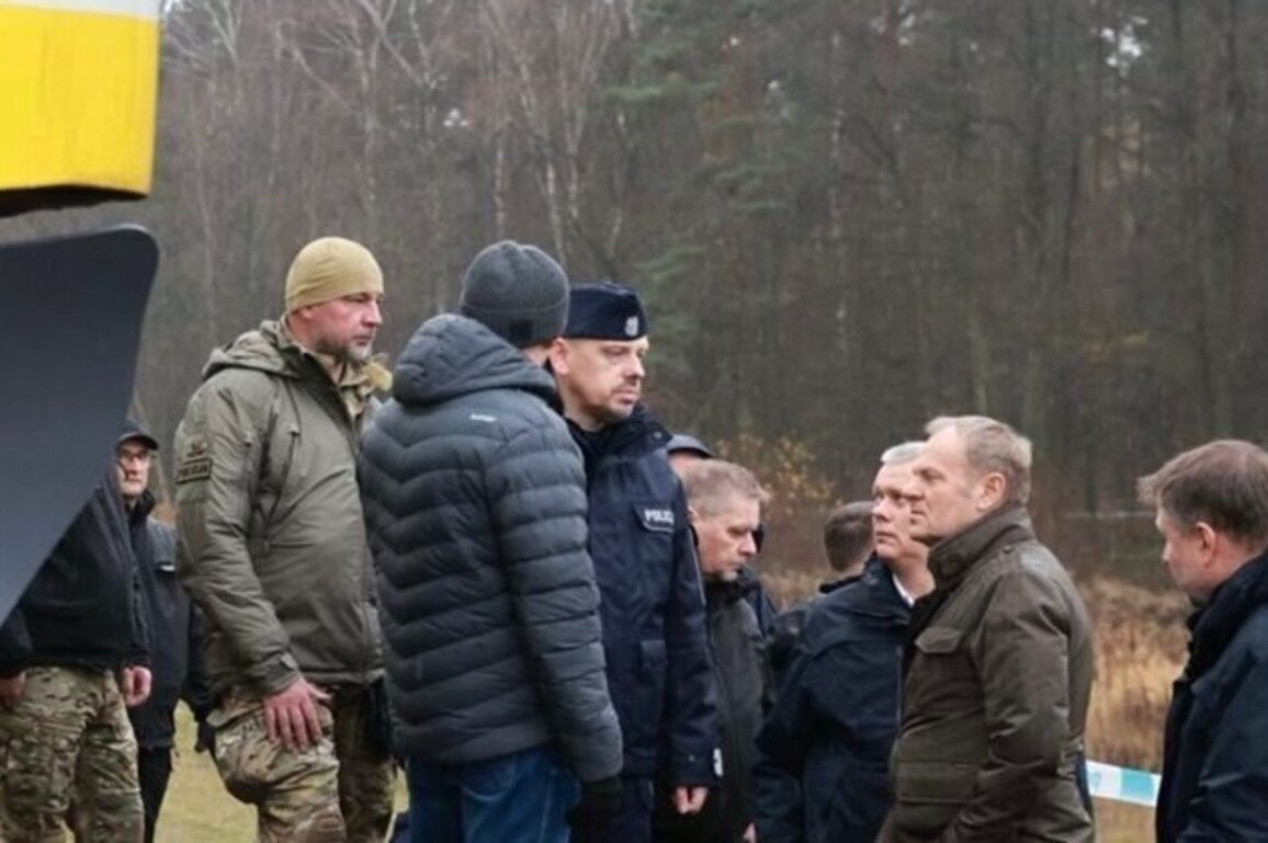Polish PM Tusk Says Railway Explosion 'Act Of Sabotage'