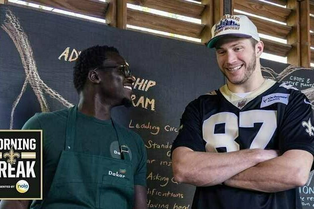 Morning Break: Saints spend their offseason in the community
