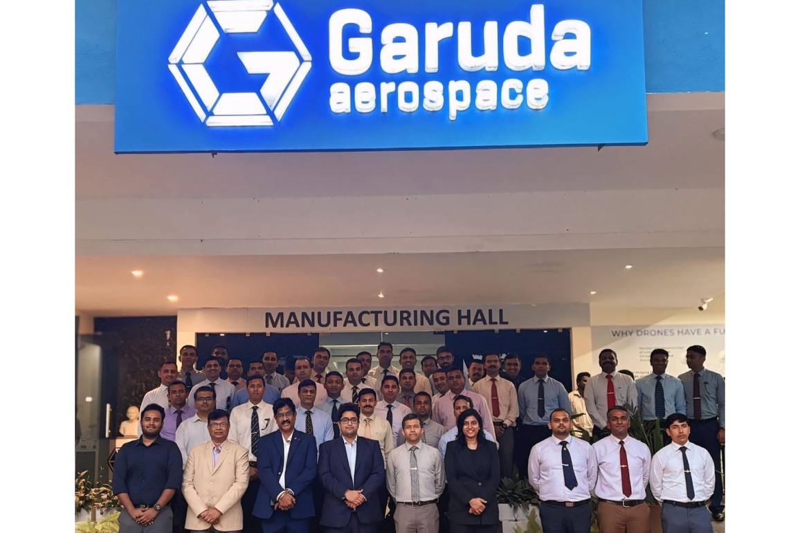 MS Dhoni backed Garuda Aerospace Hosts Defence Services Staff College Delegation for Industrial & Demonstration Tour