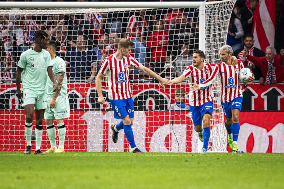 Atletico Madrid beat Athletic Bilbao in La Liga