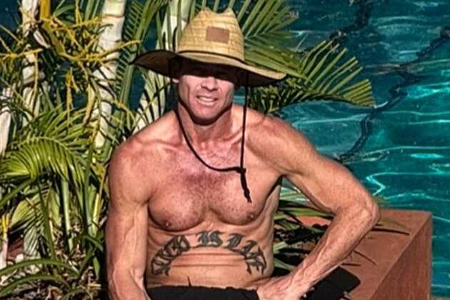 Ben Cousins shows off some VERY rare photos of him with his kids on a wild Aussie holiday