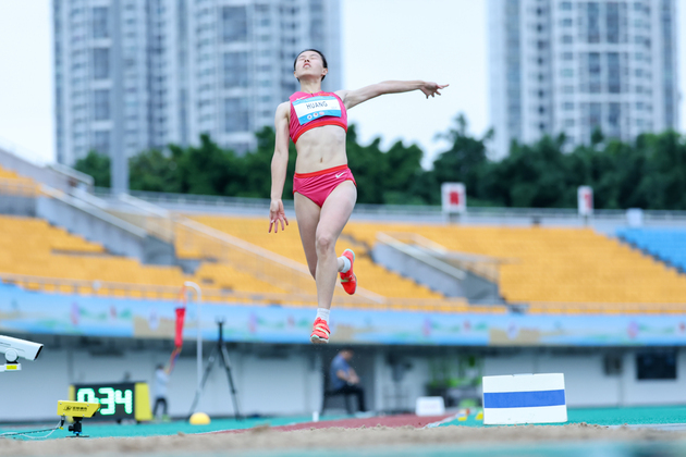 (SP)CHINA-CHONGQING-ATHLETICS-ASIAN JUMPING CHAMPIONSHIPS-WOMMEN'S LONG JUMP (CN)