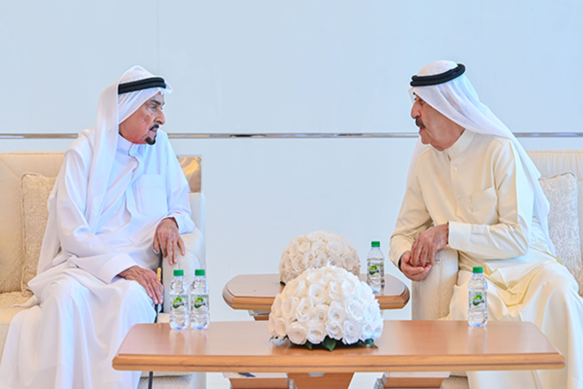 Ajman Ruler condoles UAQ Ruler on passing away of his mother