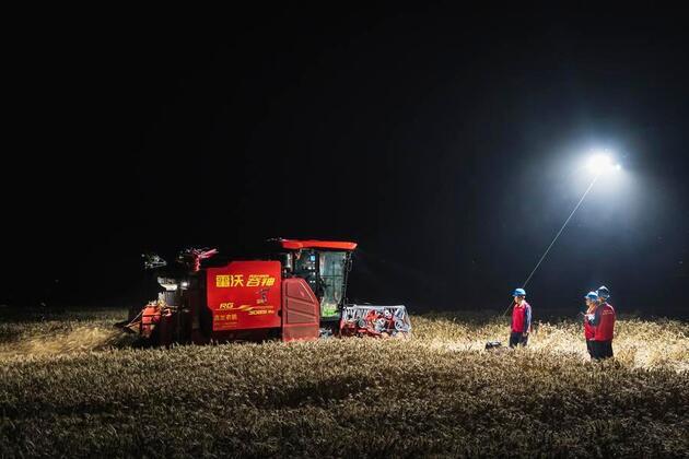 Race against rain saves wheat harvest in central China