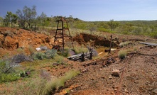 The historic Lady Clayre copper workings at the Cloncurry project.