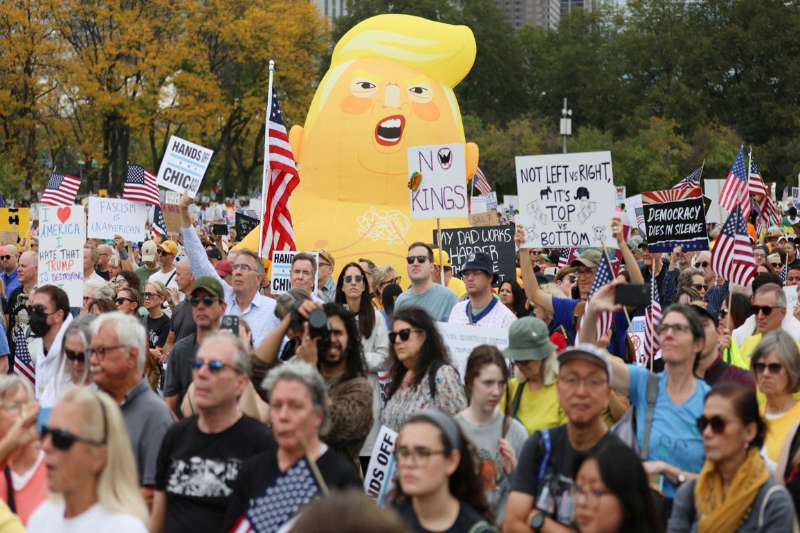 US: Nationwide 'No Kings' protests target Trump administration's policies amid government shutdown