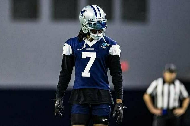 Trevon Diggs reports for minicamp, continues injury rehab