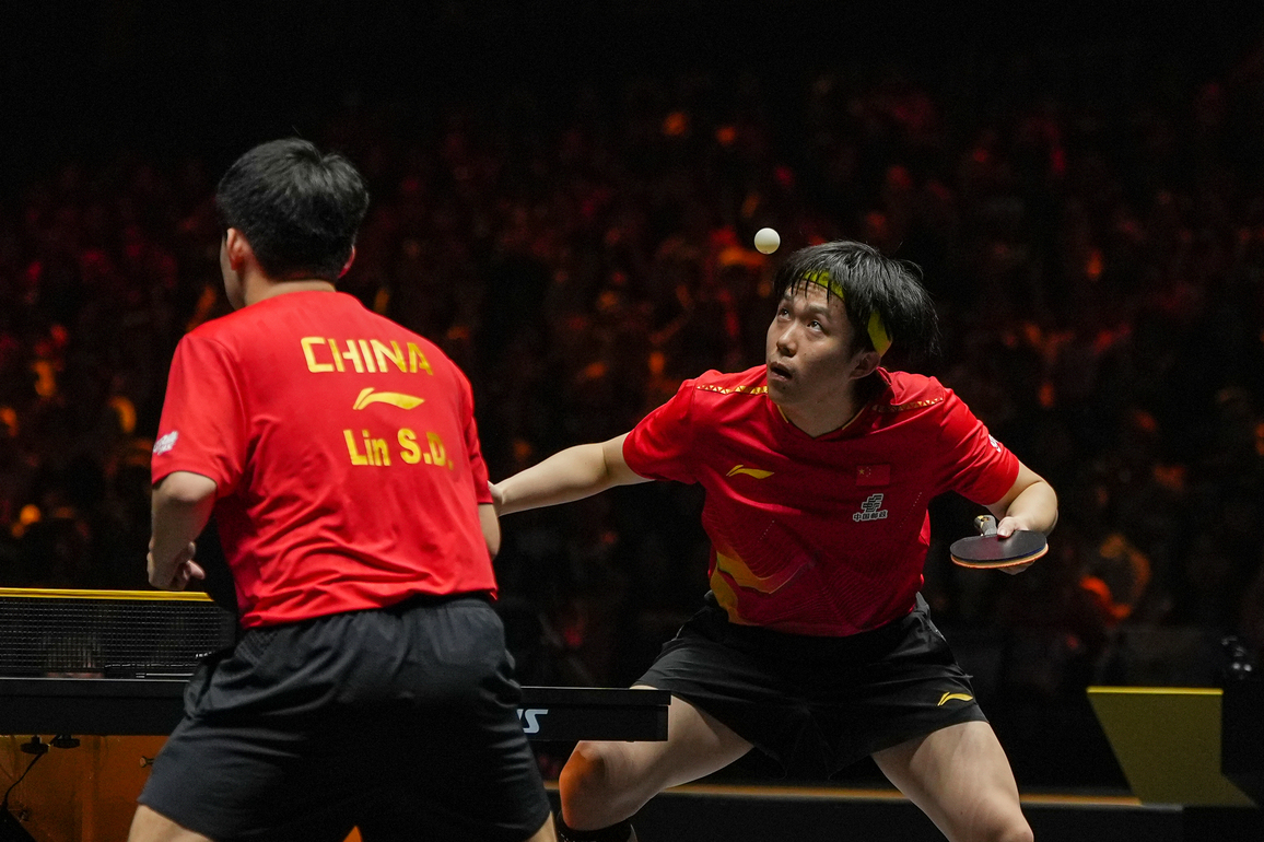 (SP)CHINA-BEIJING-TABLE TENNIS-WTT-CHINA SMASH-MEN'S DOUBLES(CN)