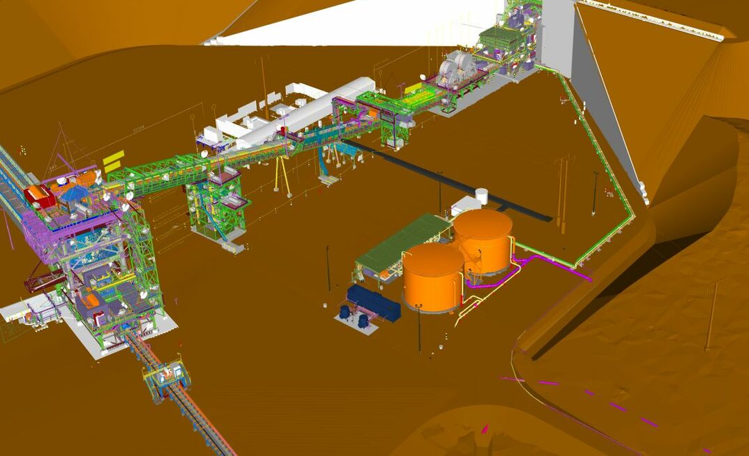 An illustration of the Western Ridge Crusher Project. Image courtesy CIMIC Group