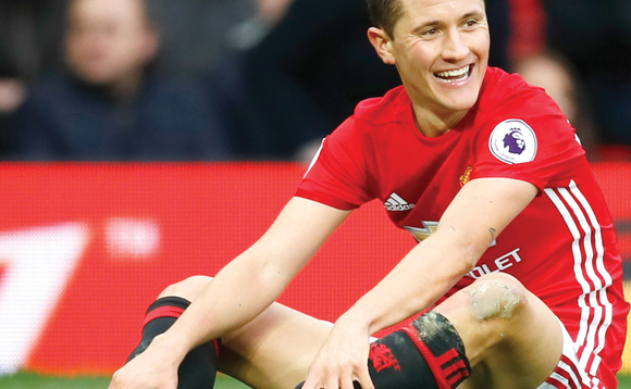 Ander Herrera, omuwuwuttanyi wa ManU. Ander Herrera, omuwuwuttanyi wa ManU.