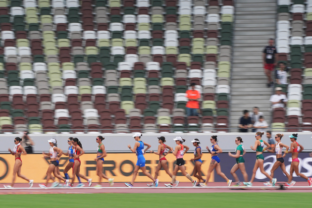 (SP)JAPAN-TOKYO-ATHLETICS-WORLD ATHLETICS CHAMPIONSHIPS-WOMEN'S 35KM RACE WALK FINAL