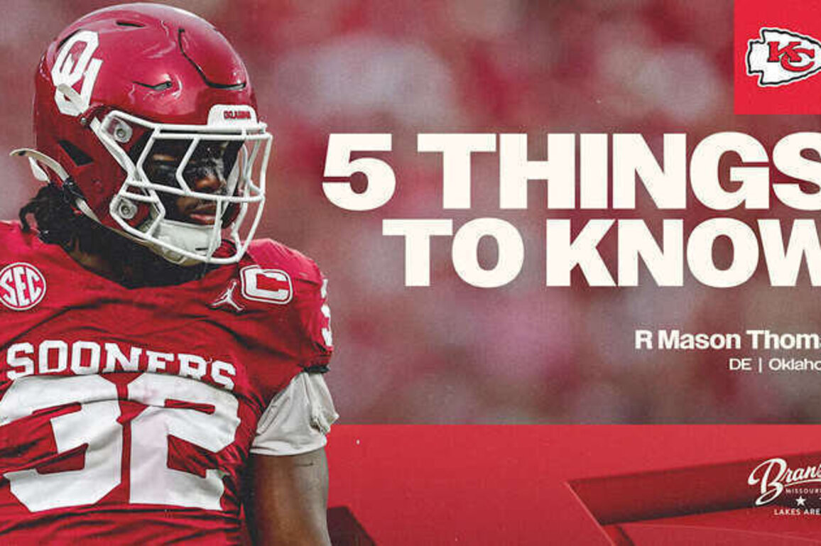 Five Things to Know About New Chiefs Edge-Rusher R Mason Thomas