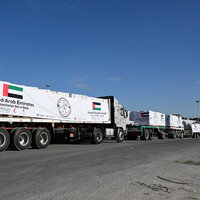 UAE sends over 250 aid convoys carrying 1.6 million parcels to Gaza under Operation Chivalrous Knight 3