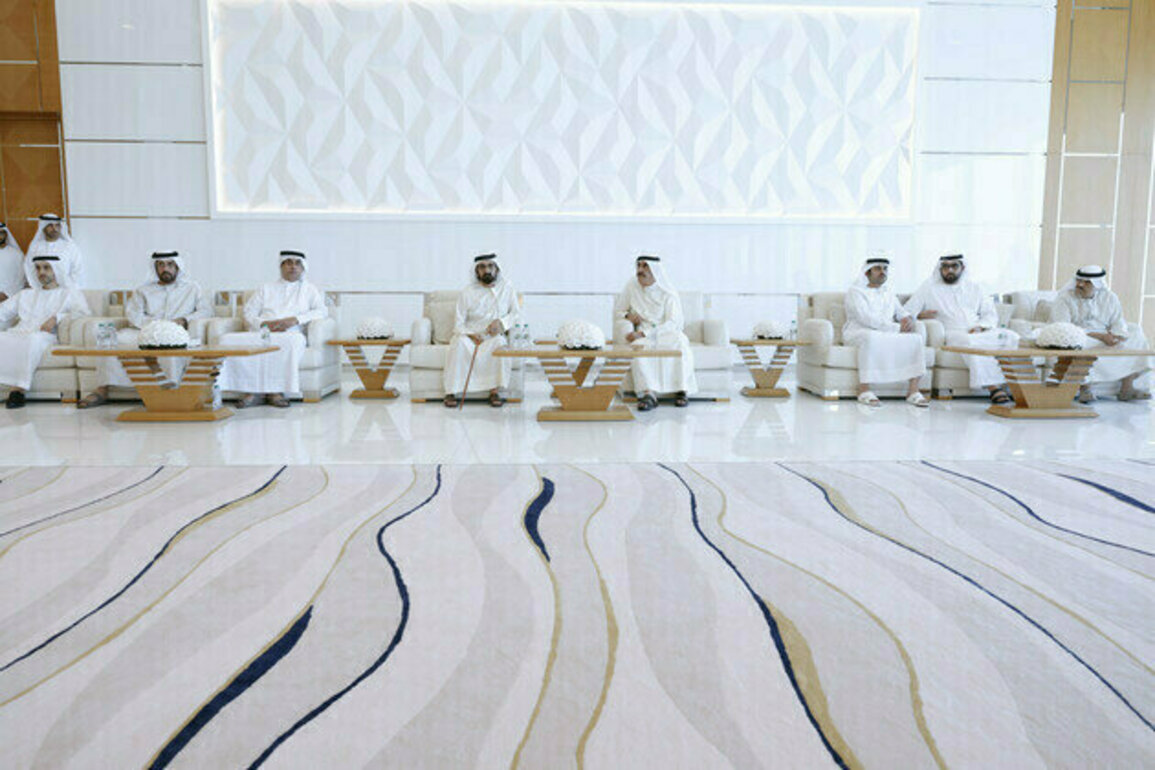 Mohammed bin Rashid offers condolences to UAQ Ruler on passing of his mother