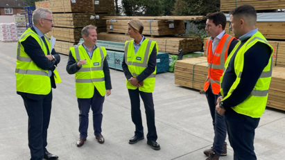 MP visit highlights merchant industry role in home energy efficiency