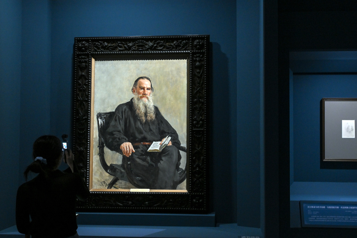 (Int'l Exchange)CHINA-BEIJING-NATIONAL MUSEUM-RUSSIAN PAINTER-REPIN-EXHIBITION (CN)