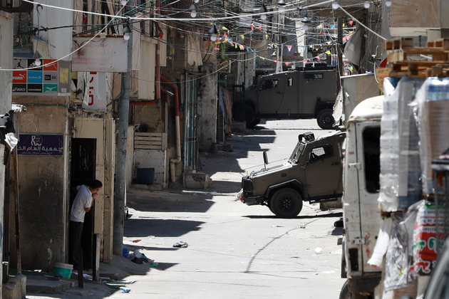 MIDEAST-NABLUS-MILITARY RAID