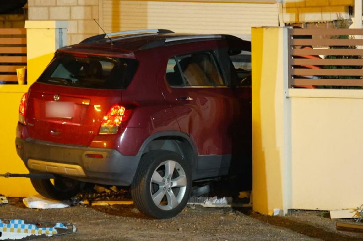 Police investigate after car crashes into house on Harold Road in Swan View