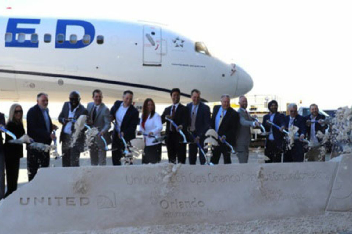United Airlines Breaks Ground on Maintenance Complex at Orlando International Airport