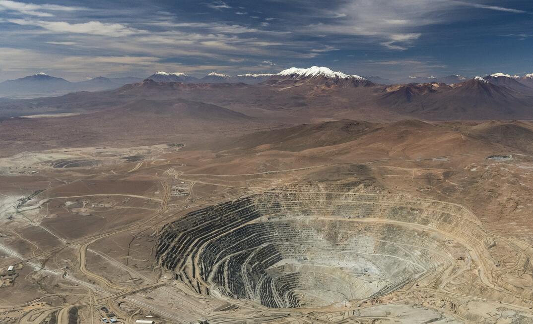 The Collahuasi mine in Chile