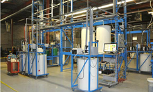 The Neomet bench scale testing facility in Montreal.