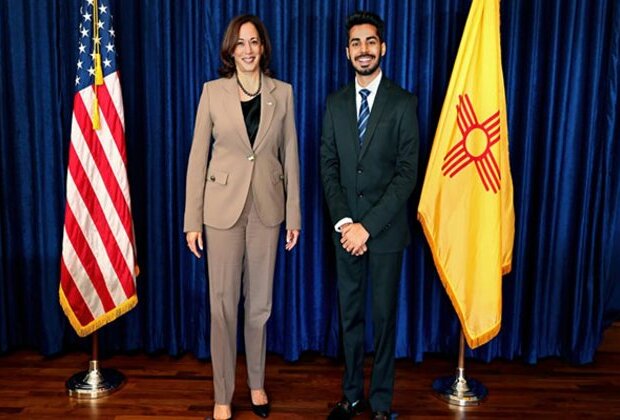 Cyber security prodigy meets US Vice-President Kamala Harris