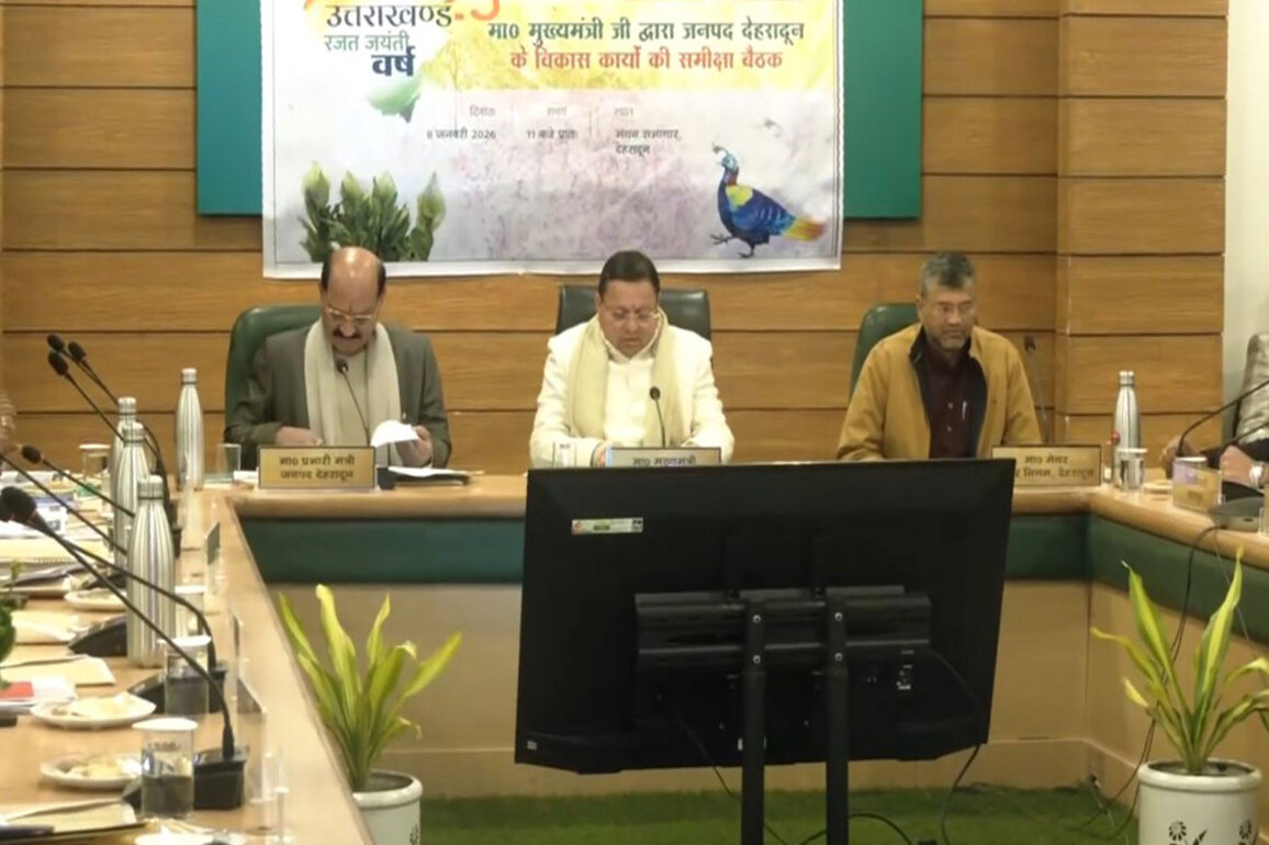 Uttarakhand CM Dhami reviews development works of Dehradun