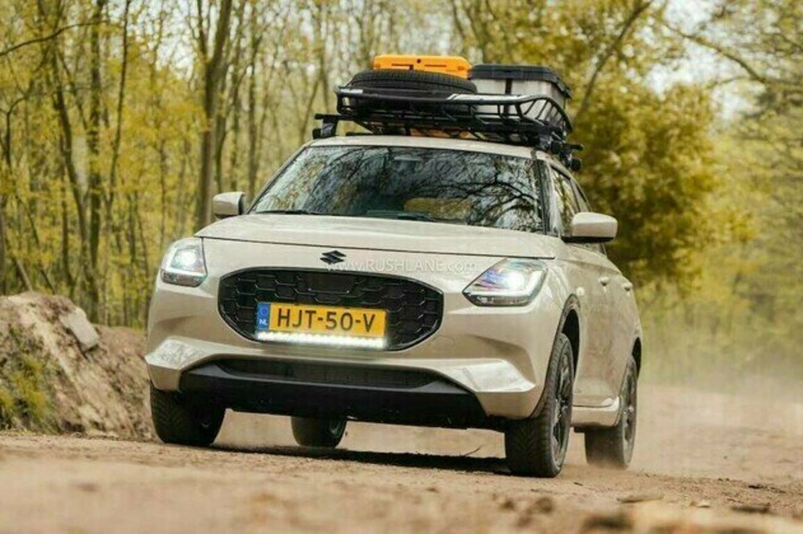 New Suzuki Swift AWD Debuts  32mm Higher Ground Clearance