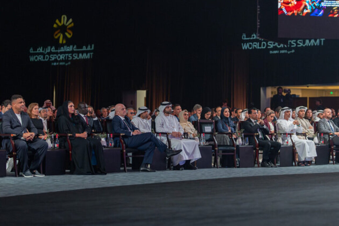 Mansoor bin Mohammed attends opening of World Sports Summit