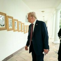 Trump excludes Biden from presidential walk of fame