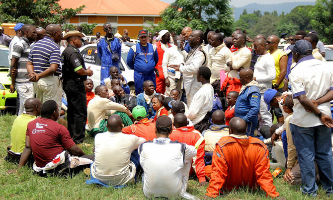 Chaos in Kabalega rally Chaos in Kabalega rally