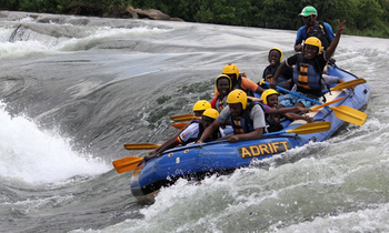 White water rafting on river nile 350x210