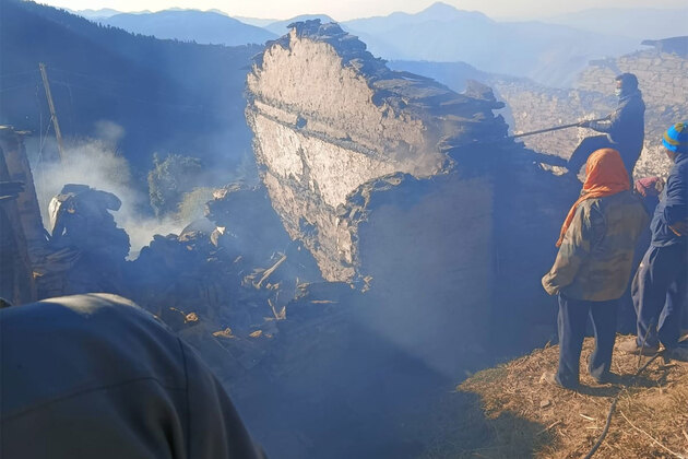 Uttarakhand: Chamoli Administration on high alert, Helicopter deployed to curb Nanda Devi forest fire