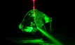  A 204 carat Mothae diamond being laser cut