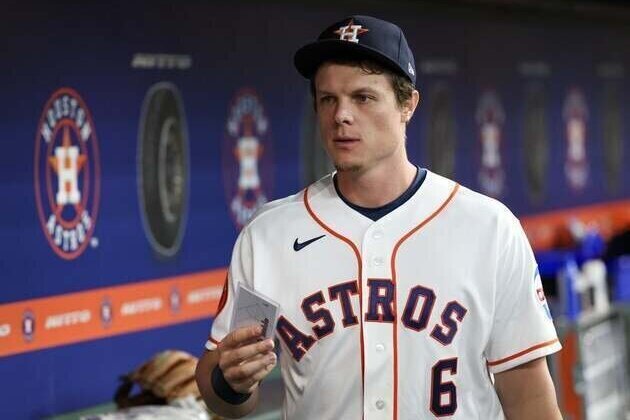 Astros OF Jake Meyers leaves game with injury