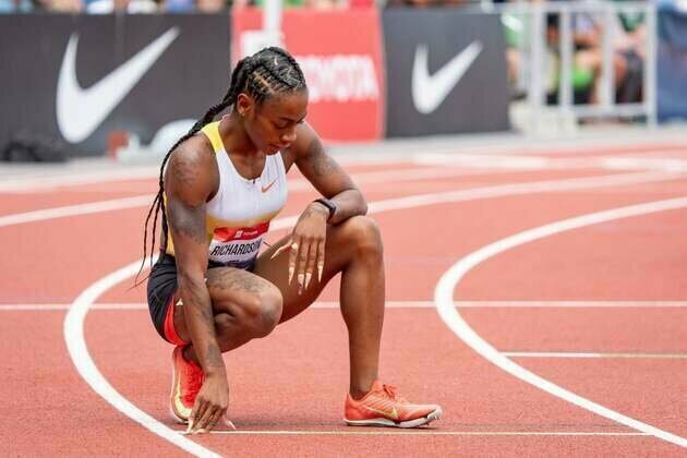 Reflective Sha'Carri Richardson apologizes for airport incident