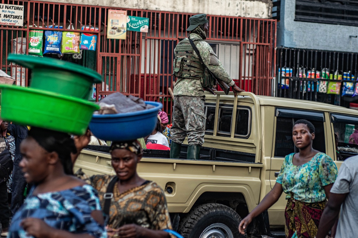 DR CONGO-GOMA-REBEL RULE-ONE YEAR