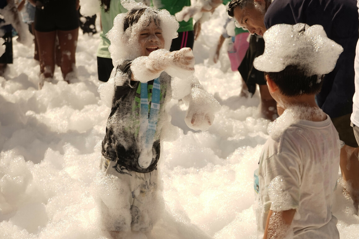U.S.-CALIFORNIA-POMONA-BUBBLE RUN