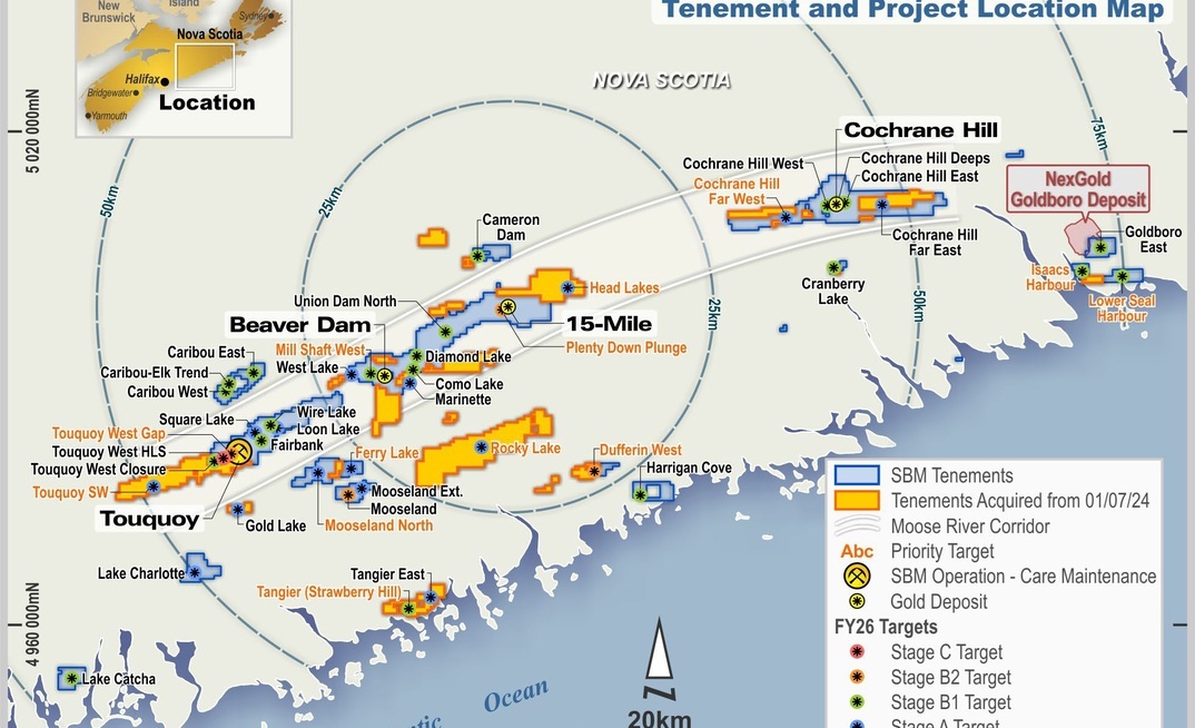St Barbara's new position in Nova Scotia