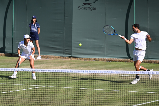 (SP)BRITAIN-LONDON-TENNIS-WIMBLEDON-MIXED DOUBLES