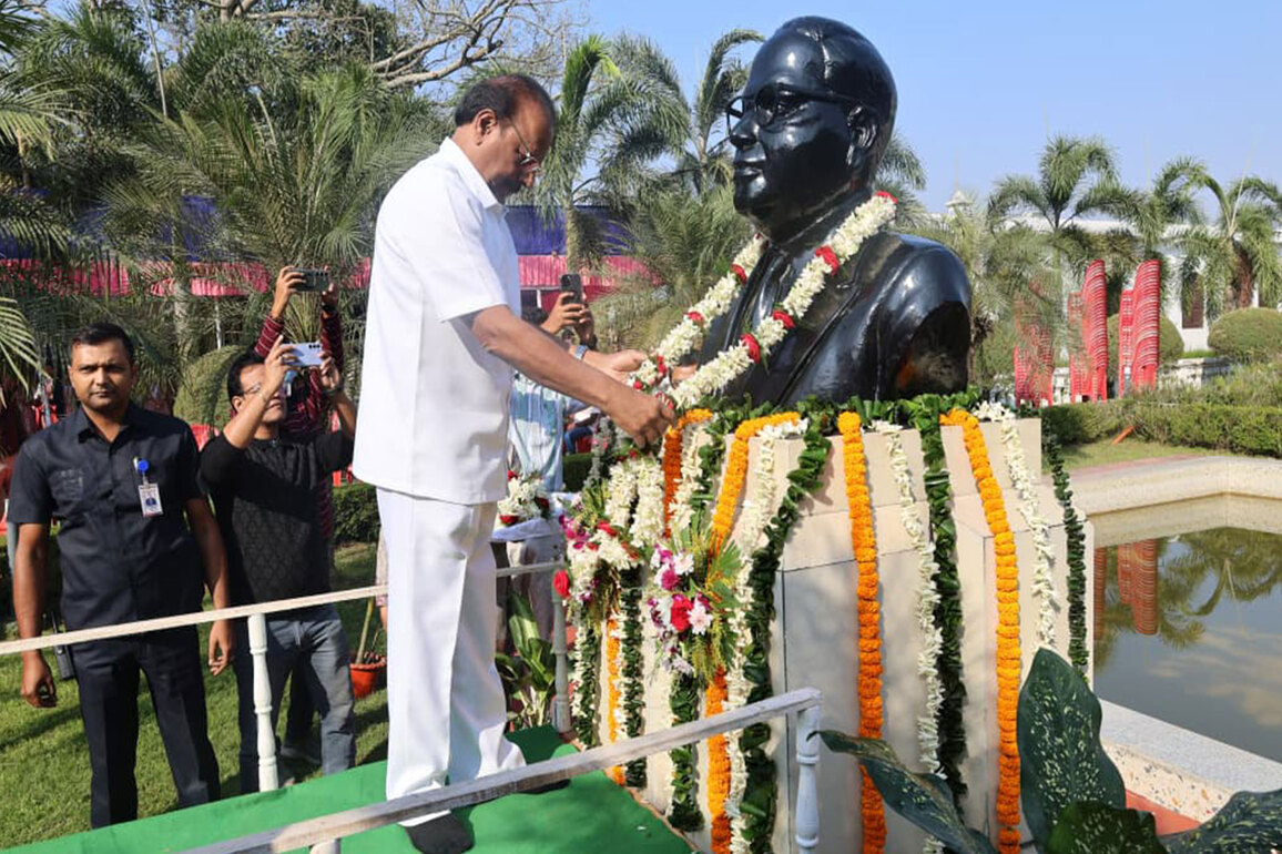 Tripura Governor pays floral tribute to BR Ambedkar on his death anniversary in Agartala
