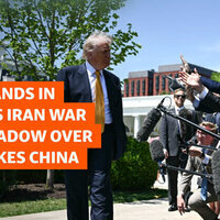 Trump Lands In Beijing As Iran War Casts Shadow Over China Summit