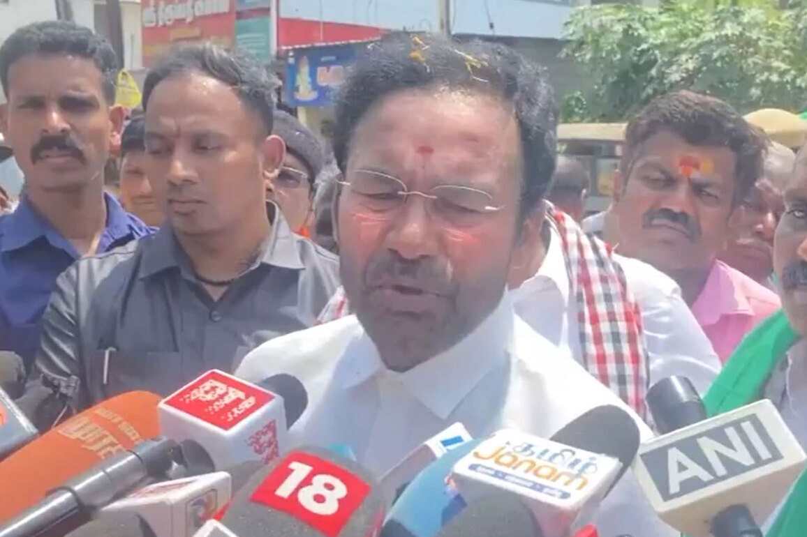 "People against the family rule, want 'double-engine govt' in Tamil Nadu": Union Minister G Kishan Reddy in Coimbatore