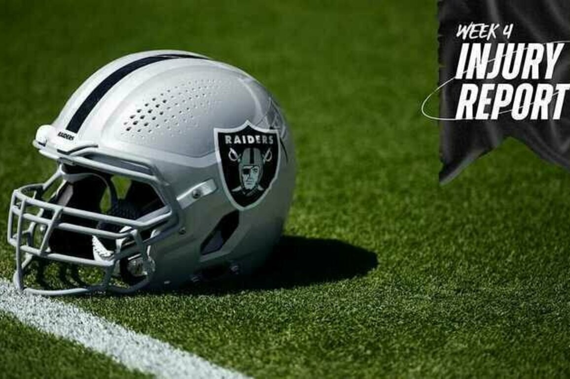 Raiders-Bears Week 4 Injury Report