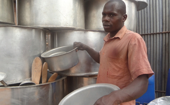 Kalyango ng’ali ku mudaala w’atundira sseffuliya mu Kisenyi. Kalyango ng’ali ku mudaala w’atundira sseffuliya mu Kisenyi.